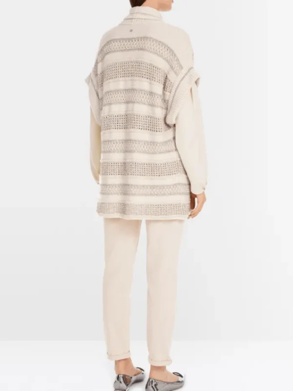 Marc Cain Collections Coats And Jackets | Knitwear^Women's Longline Waistcoat Cardigan YC 37.01 M09
