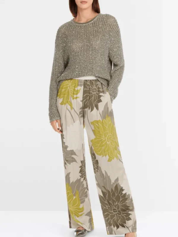 Marc Cain Collections Knitwear | Party Wear^Women's Shimmering Jumper With Sequins YC 41.14