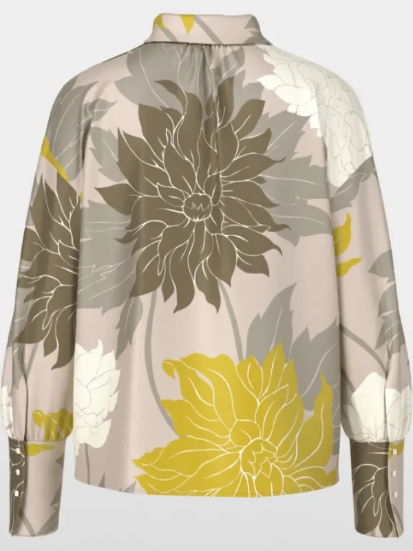 Marc Cain Collections Tops | Luxury Gifts^Women's Blouse With Floral Pattern YC 51.01 W12