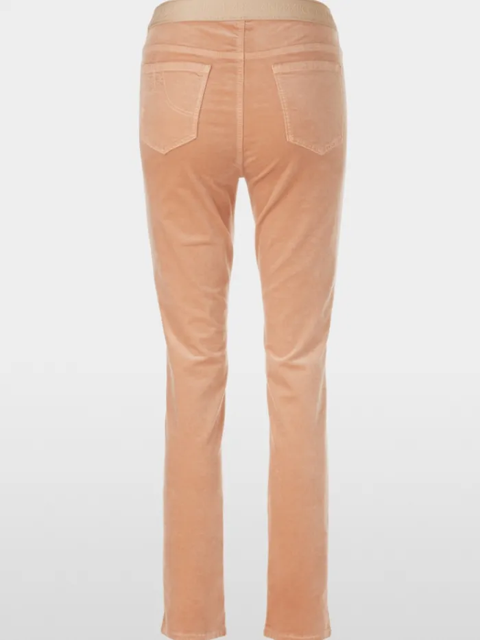 marc_cain_collections_wom_7-9.webp Marc Cain Collections Gifts Under £250^Women's SIENA Velvet Pull On Trousers In Camel X