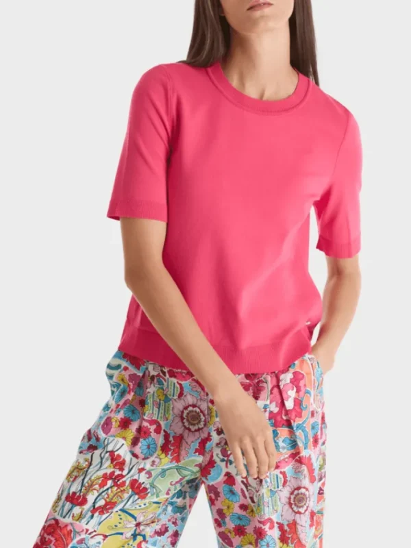 Marc Cain Knitwear | Gifts Under £100^Crew Neck Sweater In Pink WA 41.06 M11 COL 245