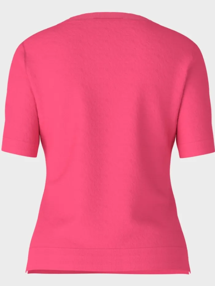 marc_cain_crew_neck_sweat_3.webp Marc Cain Knitwear | Gifts Under £100^Crew Neck Sweater In Pink WA 41.06 M11 COL 245
