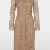 Marc Cain Glam Dresses | Party Wear^Guipure Lace Dress In Shiny Sand XG 21.11 W12 COL 625