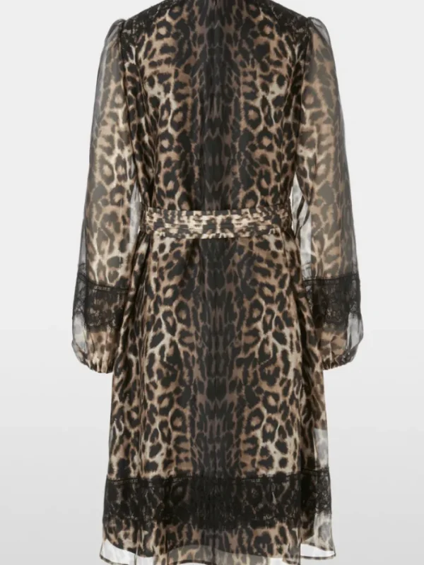 Marc Cain Glam Dresses | Party Wear^Leopard Print Belted Dress XG 21.18 W17 COL 625