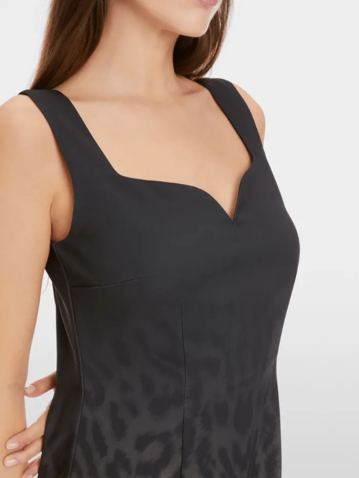 marc_cain_glam_sleeveless_3.webp Marc Cain Glam Dresses | Party Wear^Sleeveless Leopard Print Dress XG 21.19 W16 COL 625