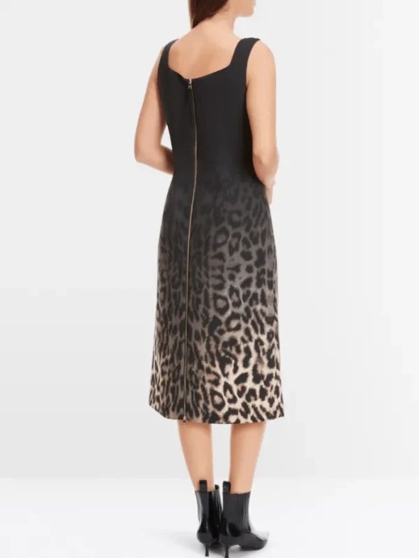 Marc Cain Glam Dresses | Party Wear^Sleeveless Leopard Print Dress XG 21.19 W16 COL 625
