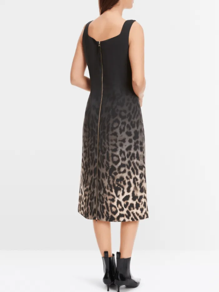 marc_cain_glam_sleeveless_6.webp Marc Cain Glam Dresses | Party Wear^Sleeveless Leopard Print Dress XG 21.19 W16 COL 625