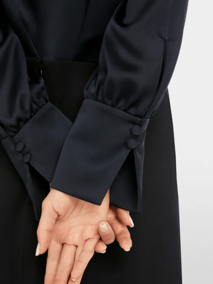marc_cain_glam_womens_blo_5.webp Marc Cain Glam Party Wear | Tops^Women's Blouse With Crystals YG 51.01 W01 COL 801