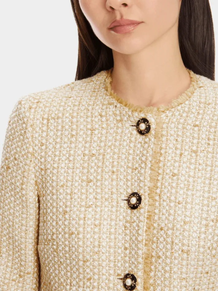 marc_cain_glam_womens_spa_3-1.webp Marc Cain Glam Party Wear | Gifts Under £250^Women's Sparkling Jacket With Fine Embroidery XG 31.02