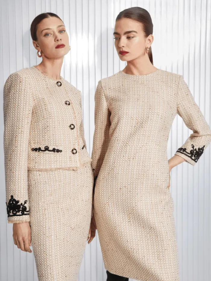 marc_cain_glam_womens_spa_7-1.webp Marc Cain Glam Party Wear | Gifts Under £250^Women's Sparkling Jacket With Fine Embroidery XG 31.02