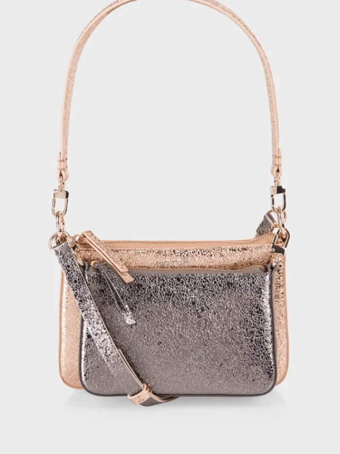 marc_cain_mini_bag_with_m_0.webp Marc Cain Bags | Gifts Under £250^Mini Bag With Metallic Effect WB TM.04 Z06 Col 203
