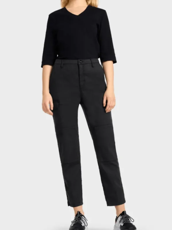 Marc Cain Pants Trousers | Gifts Under £100^Collection Black Cargo Trousers UP 81.02 W50 COL 900