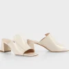 Marc Cain Footwear | Footwear^Powder Cream Patent Mules UB SG.06 L06 COL 113