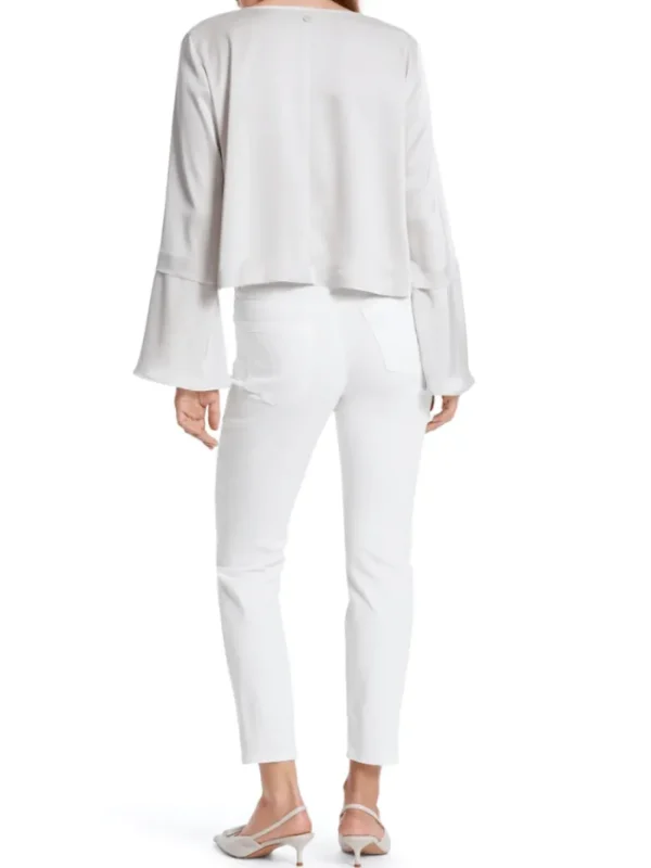 Marc Cain Pants Trousers | Gifts Under £250^Marc Cain SILEA 5 Pocket Trousers In White WP 81.78 W01 COL 100