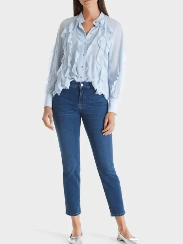 Marc Cain Collections Denim | Gifts Under £250^Marc Cain SILEA Blue Denim Jeans +P 82.01 D71 COL 353