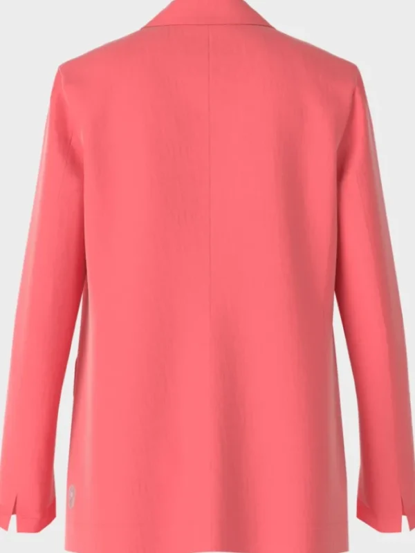Marc Cain Sports Coats And Jackets | Gifts Under £250^Creased Look Blazer In Light Neon Coral Red WS 34.12