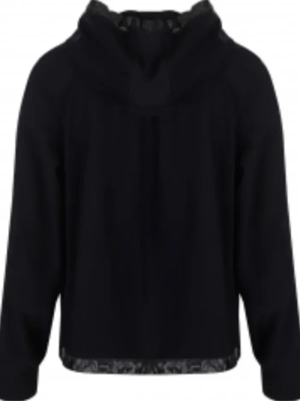 Marc Cain Sports Sweatshirts And T-Shirts | Tops^Hooded Sweatshirt In Black XS 44.14 J60 Col 900