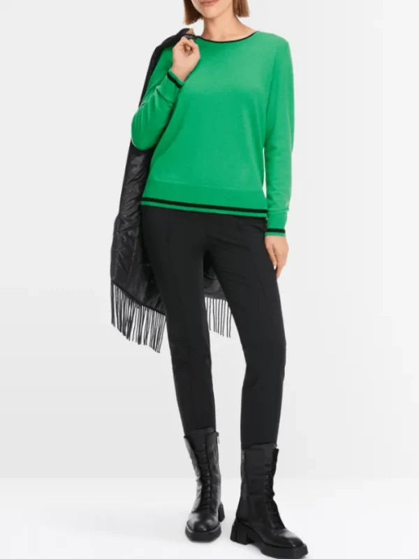 Marc Cain Sports Knitwear | Gifts Under £250^Rethink Together Crew Necked Green Jumper XS 41.55 M8