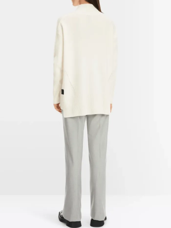 marc_cain_sports_rethink__2-5.webp Marc Cain Sports Knitwear | Luxury Gifts^Rethink Together Turtleneck Jumper In Off White XS 41