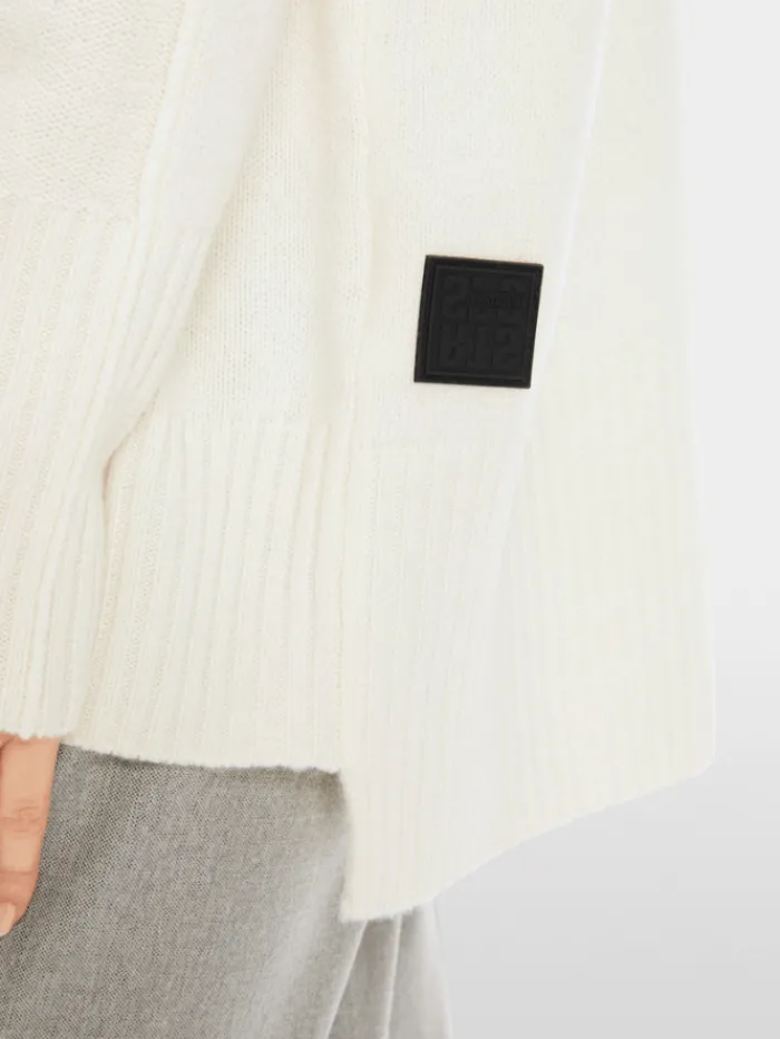 marc_cain_sports_rethink__4-5.webp Marc Cain Sports Knitwear | Luxury Gifts^Rethink Together Turtleneck Jumper In Off White XS 41