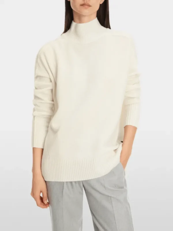 Marc Cain Sports Knitwear | Luxury Gifts^Rethink Together Turtleneck Jumper In Off White XS 41