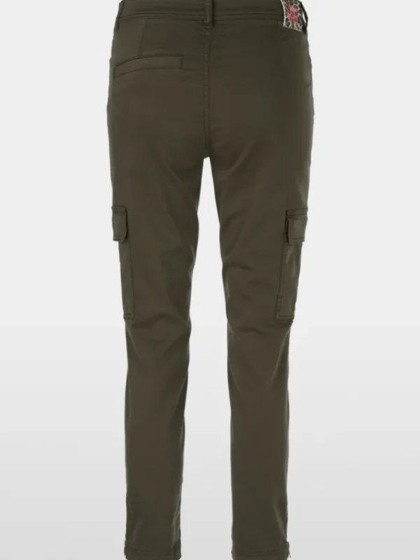 Marc Cain Sports Trousers | Gifts Under £250^SILEA Olive Cargo Trousers XS 81.19 W20 COL 595