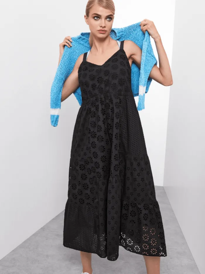 marc_cain_sports_summer_d_1.webp Marc Cain Sports Dresses | Gifts Under £250^Summer Dress With Eyelet Embroidery WS 21.37 W35 COL