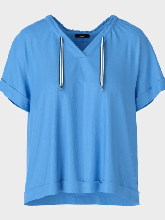 marc_cain_sports_top_in_b_0.webp Marc Cain Sports Sweatshirts And T-Shirts | Tops^Top In Bright Azure WS 55.07 J67 COL 363