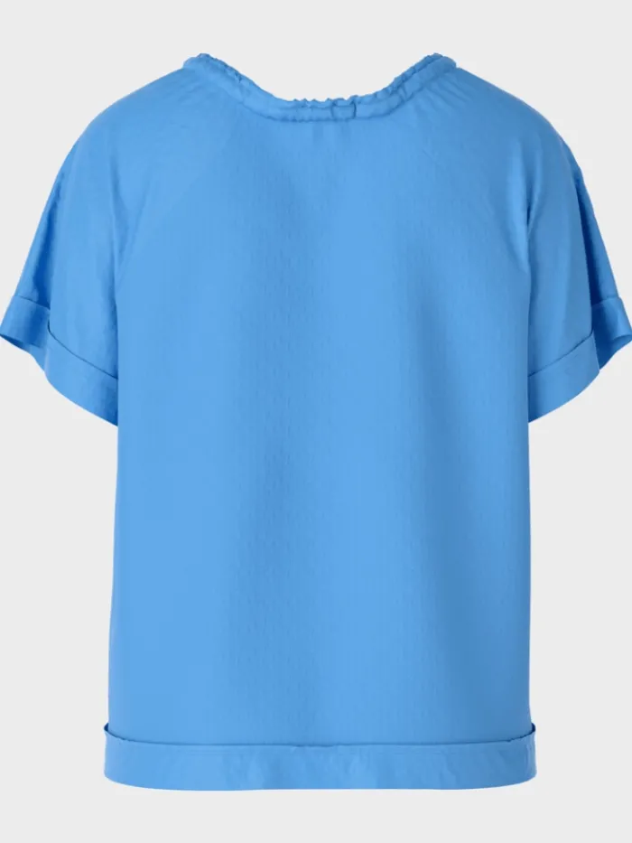 marc_cain_sports_top_in_b_2.webp Marc Cain Sports Sweatshirts And T-Shirts | Tops^Top In Bright Azure WS 55.07 J67 COL 363