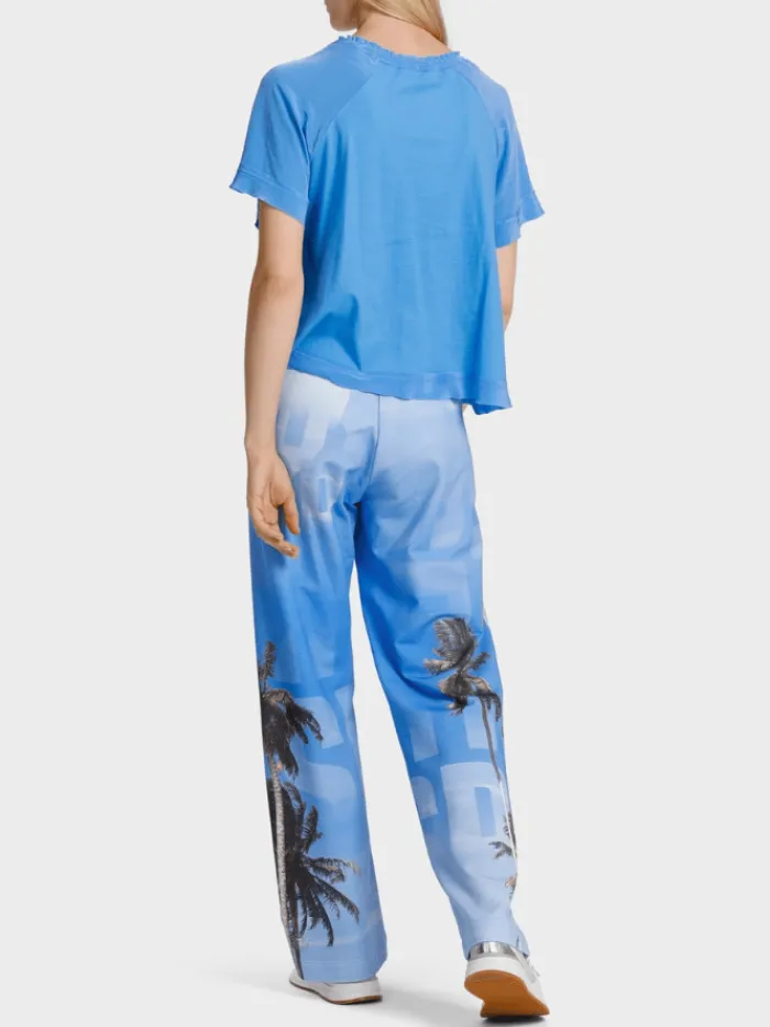 marc_cain_sports_top_in_b_3.webp Marc Cain Sports Sweatshirts And T-Shirts | Tops^Top In Bright Azure WS 55.07 J67 COL 363