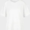 Marc Cain Sports Tops | T-Shirts^White T Shirt With Eyelet Embroidery WS 48.01 J74 COL