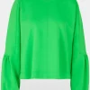 Marc Cain Sports Loungewear | Sweatshirts And T-Shirts^Women's Kimono Style Sweatshirt In Apple Green YS 44.