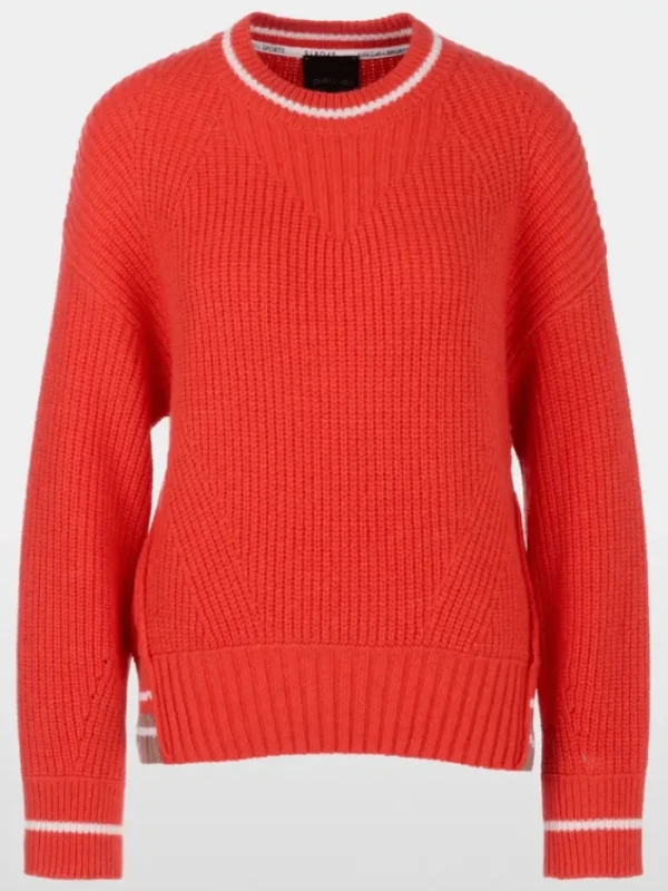 Marc Cain Sports Knitwear | Luxury Gifts^Women's Knitted Jumper In Campari YS 41.08 M19 COL 27