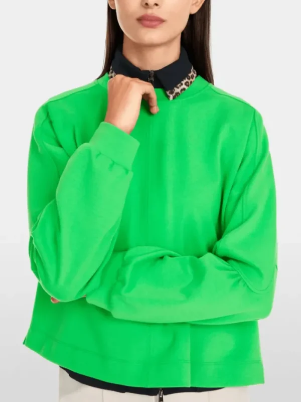 Marc Cain Sports Loungewear | Sweatshirts And T-Shirts^Women's Kimono Style Sweatshirt In Apple Green YS 44.