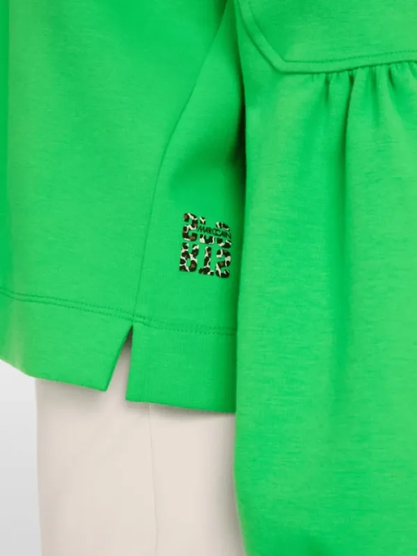 Marc Cain Sports Loungewear | Sweatshirts And T-Shirts^Women's Kimono Style Sweatshirt In Apple Green YS 44.