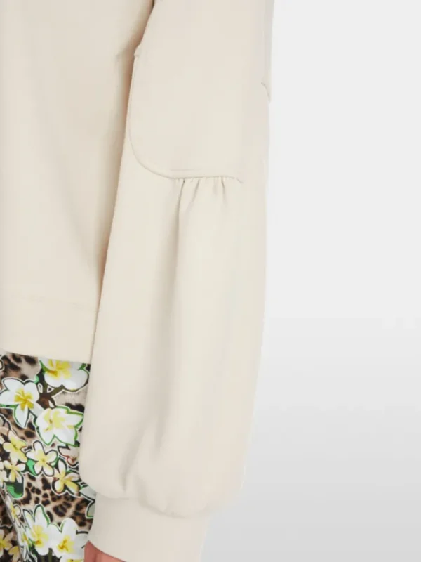 Marc Cain Sports Knitwear | Loungewear^Women's Kimono Style Sweatshirt In Soft Stone YS 44.0