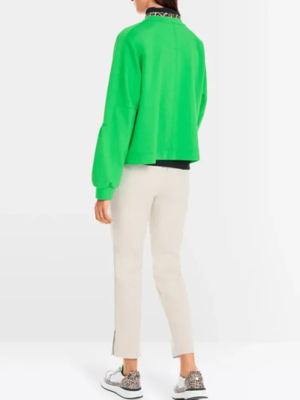 Marc Cain Sports Loungewear | Sweatshirts And T-Shirts^Women's Kimono Style Sweatshirt In Apple Green YS 44.