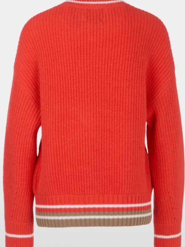 Marc Cain Sports Knitwear | Luxury Gifts^Women's Knitted Jumper In Campari YS 41.08 M19 COL 27