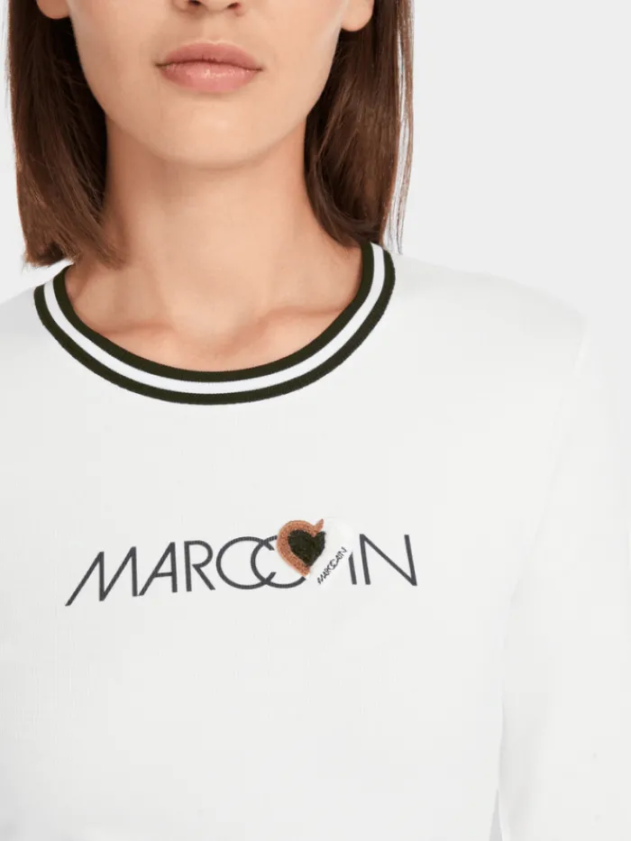 marc_cain_sports_womens_l_3-1.webp Marc Cain Sports Tops | Gifts Under £250^Women's Long Sleeved Top In Cotton Rib YS 48.15 J11 C
