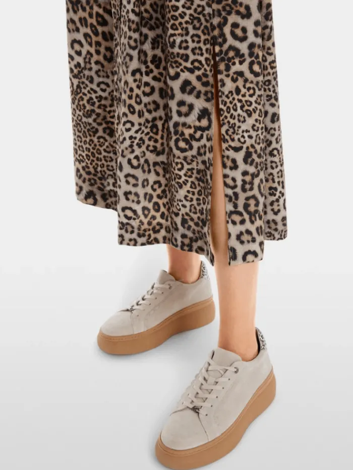 marc_cain_sports_womens_l_5.webp Marc Cain Sports Dresses | Luxury Gifts^Women's Leopard Print Midi Shirt Dress YS 21.22 W16 C