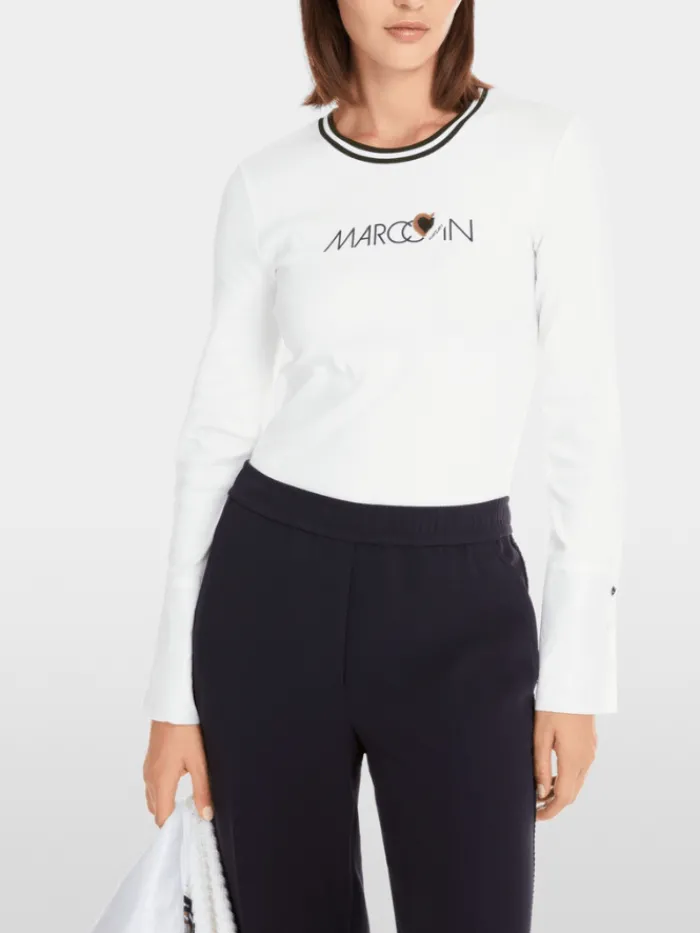 marc_cain_sports_womens_l_6-1.webp Marc Cain Sports Tops | Gifts Under £250^Women's Long Sleeved Top In Cotton Rib YS 48.15 J11 C