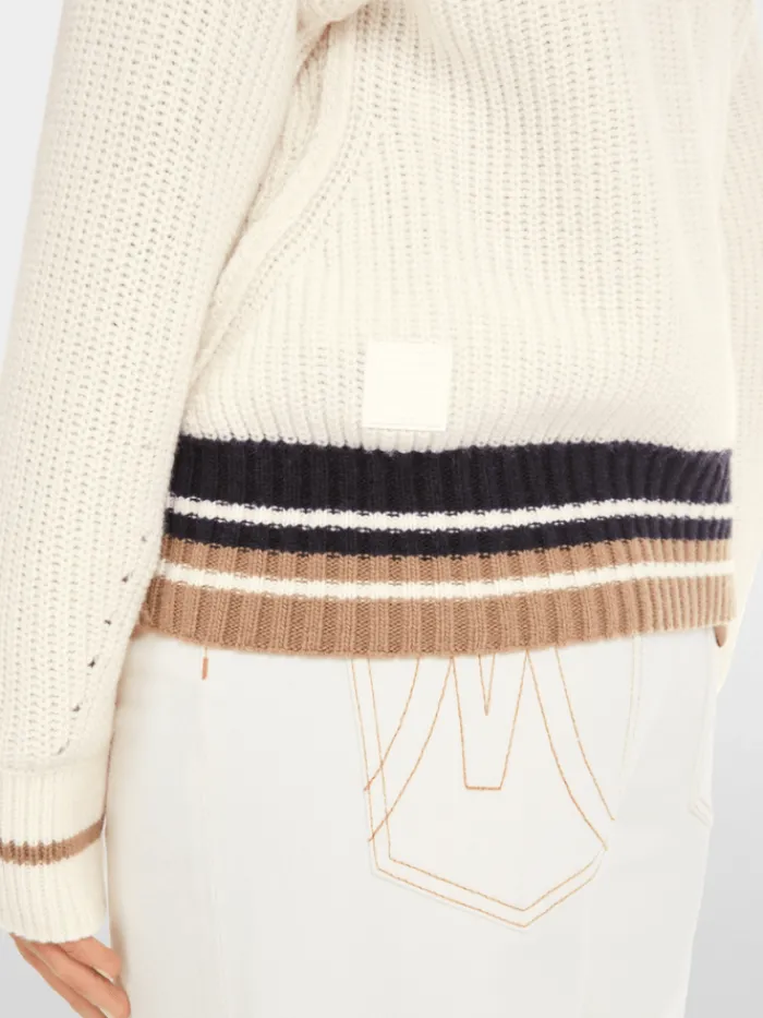 marc_cain_sports_womens_o_4.webp Marc Cain Sports Knitwear | Luxury Gifts^Women's Off White Knitted Jumper YS 41.08 M19 COL 110