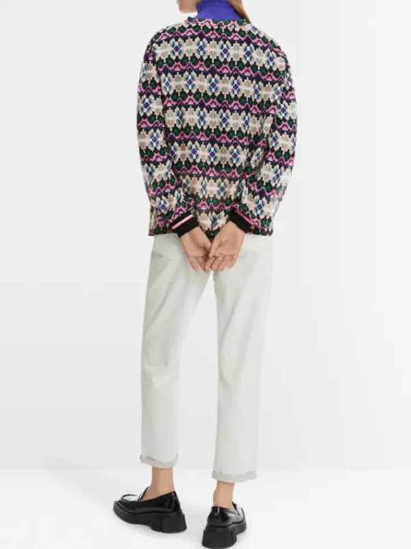 Marc Cain Sports Tops | Gifts Under £100^Women's Pull On Patterned Blouse XS 51.23 W57 Col 252