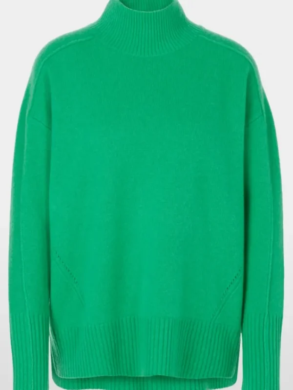 Marc Cain Sports Knitwear | Luxury Gifts^Women's Rethink Together Turtleneck Jumper In Green X