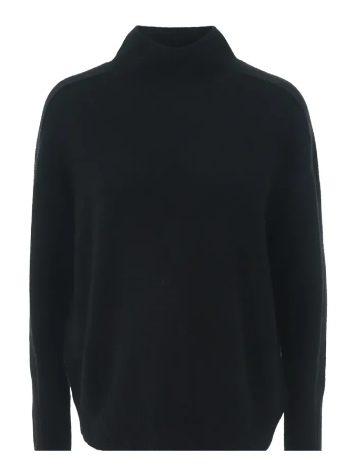 marc_cain_sports_womens_r_0-5.webp Marc Cain Sports Knitwear | Luxury Gifts^Women's Rethink Together Turtleneck Jumper In Black X