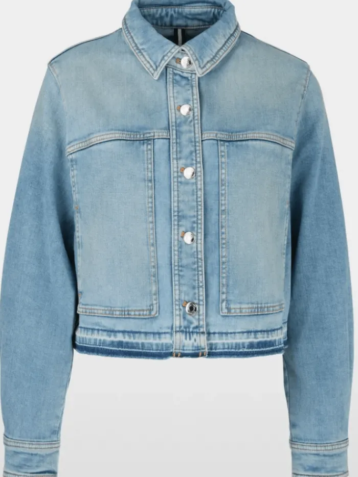 marc_cain_sports_womens_r_0.webp Marc Cain Sports Coats And Jackets | Denim^Women's Rethink Together Blue Wash Denim Jacket YS 31