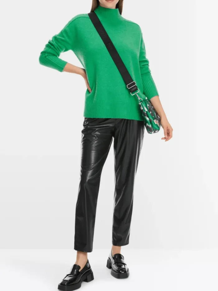 marc_cain_sports_womens_r_2-4.webp Marc Cain Sports Knitwear | Luxury Gifts^Women's Rethink Together Turtleneck Jumper In Green X