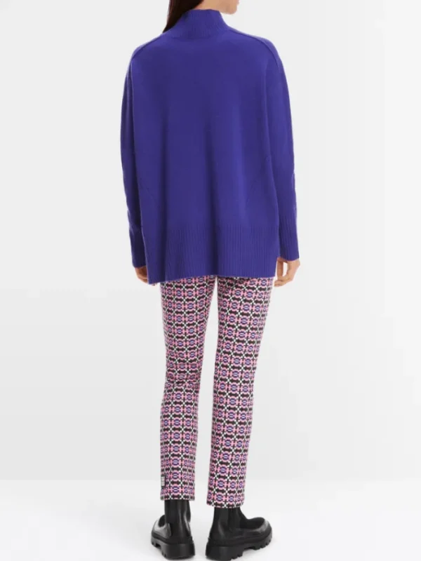 Marc Cain Sports Knitwear | Luxury Gifts^Women's Rethink Together Turtleneck Jumper In Violet