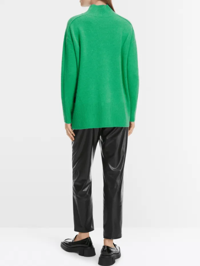 marc_cain_sports_womens_r_3-4.webp Marc Cain Sports Knitwear | Luxury Gifts^Women's Rethink Together Turtleneck Jumper In Green X