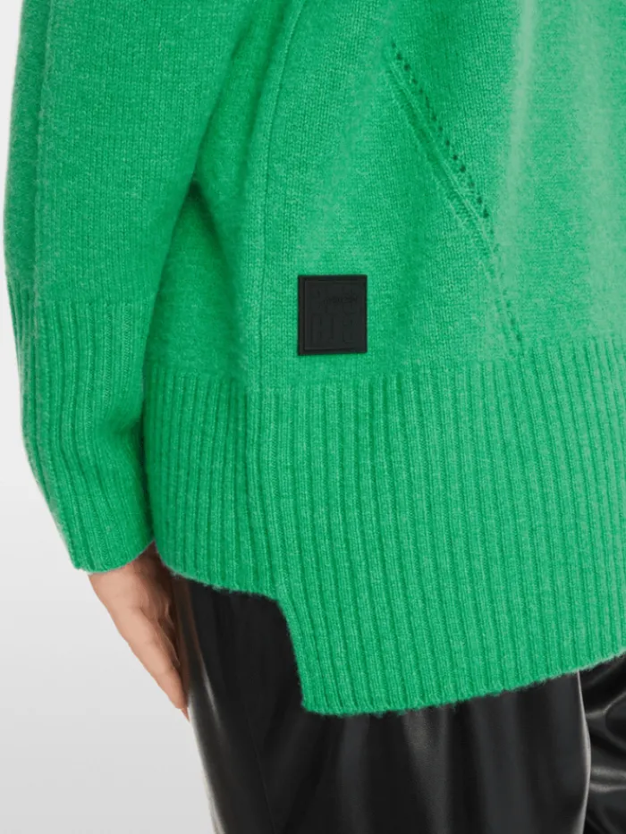 marc_cain_sports_womens_r_4-4.webp Marc Cain Sports Knitwear | Luxury Gifts^Women's Rethink Together Turtleneck Jumper In Green X